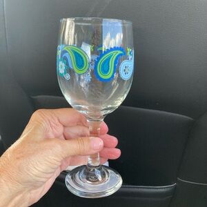 2 vintages goblet glasses